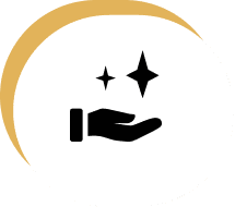 Here are a few alt text options for the image, all within the 8-word limit: * **Hand holding sparkling stars, quality guaranteed.** * **High quality, superior service.** * **Exceptional service, premium results.** * **Hand offering excellence and value.** The best choice will depend on the specific context where the image is used.